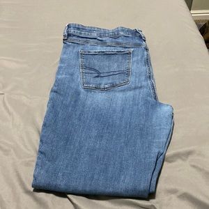 American Eagle Light Blue Skinny Kick Jeans Size 20